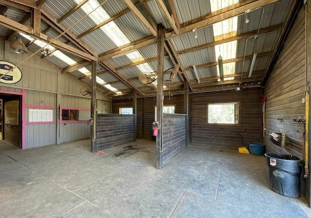 view of stable