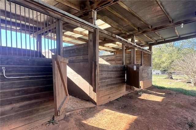 view of stable