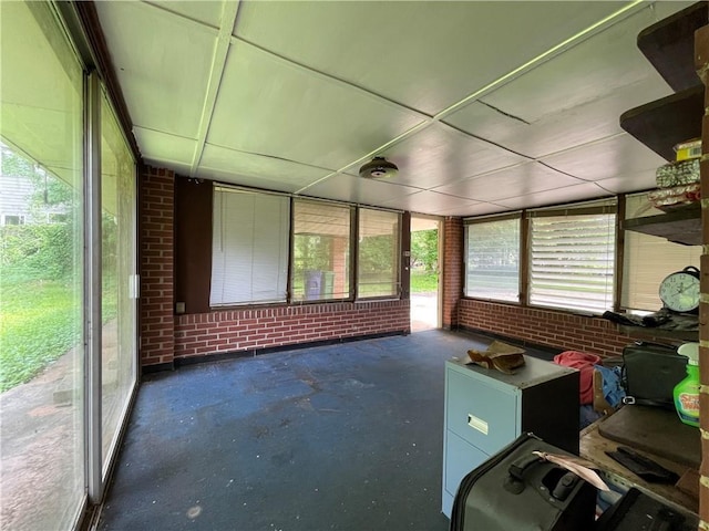 sunroom / solarium with a wealth of natural light