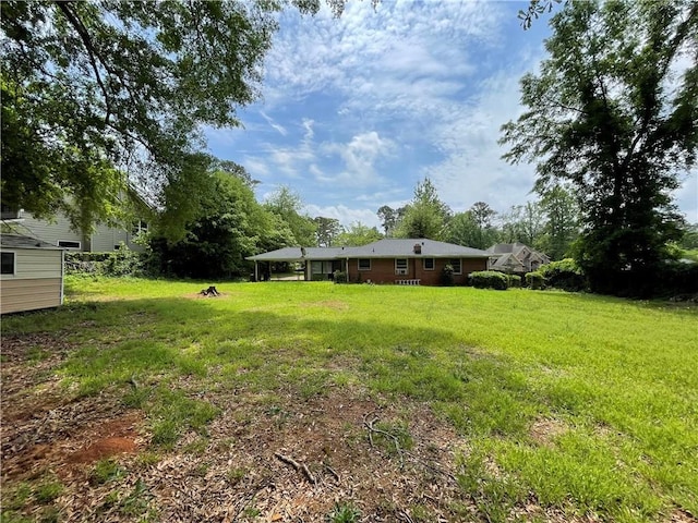 view of yard