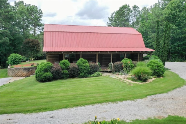 surrounding community featuring a lawn