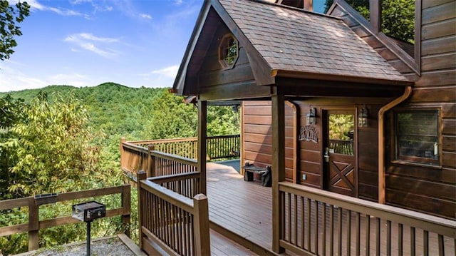 view of deck