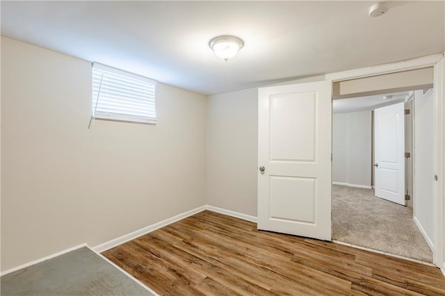 interior space featuring wood-type flooring