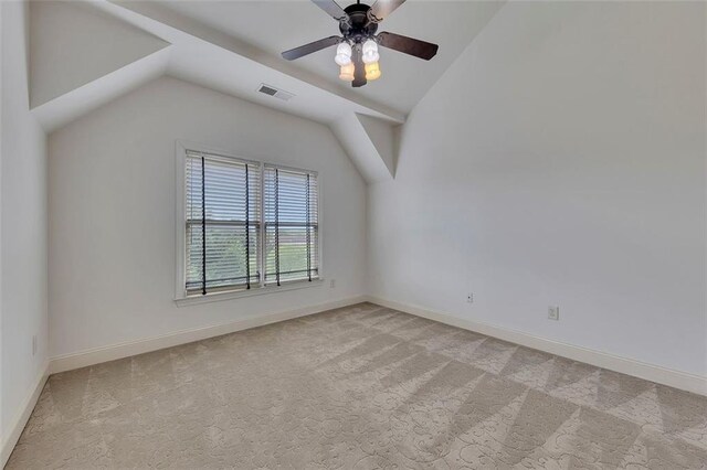 4853 Stonehall Pl, Atlanta, GA 30339 - bonus room featuring light colored carpet, vaulted ceiling, and baseboards