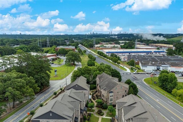4853 Stonehall Pl, Atlanta, GA 30339 - drone / aerial view of a tree filled landscape