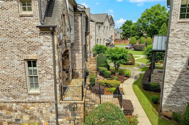 4853 Stonehall Pl, Atlanta, GA 30339 - view of side of home featuring brick siding