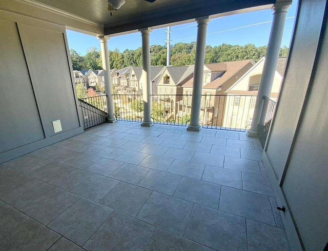 1117 Cordia Ave, Atlanta, GA 30318 - unfurnished sunroom with a residential view