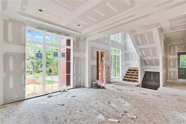 view of unfurnished living room