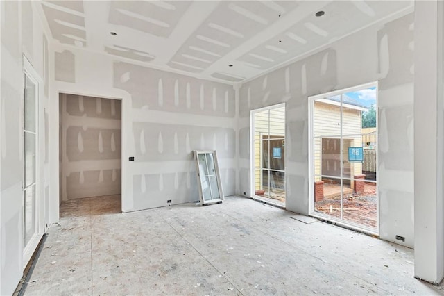 view of unfurnished living room