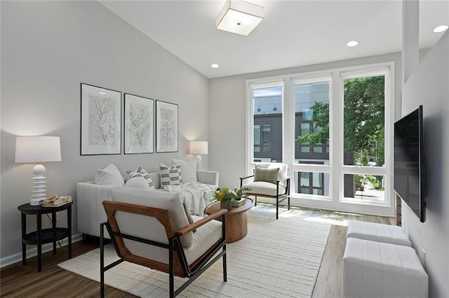 bedroom featuring hardwood / wood-style floors