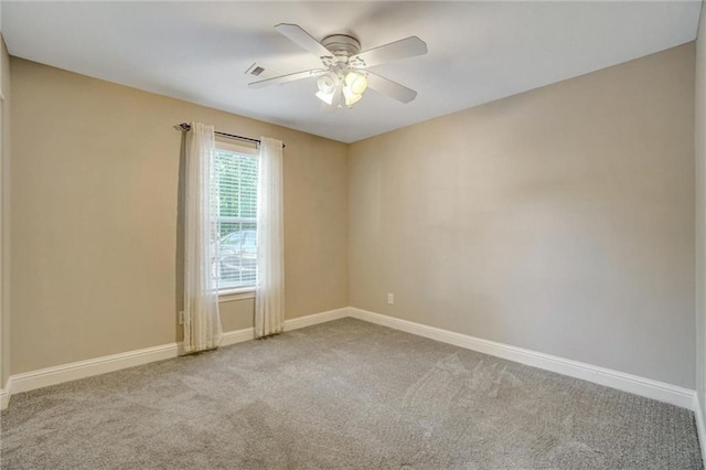 209 Jacobs Way, Jasper, GA 30143 - carpeted spare room featuring baseboards and ceiling fan