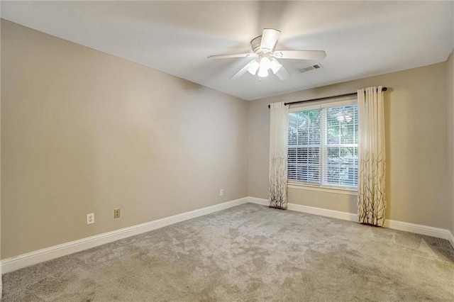 209 Jacobs Way, Jasper, GA 30143 - carpeted spare room featuring baseboards and ceiling fan