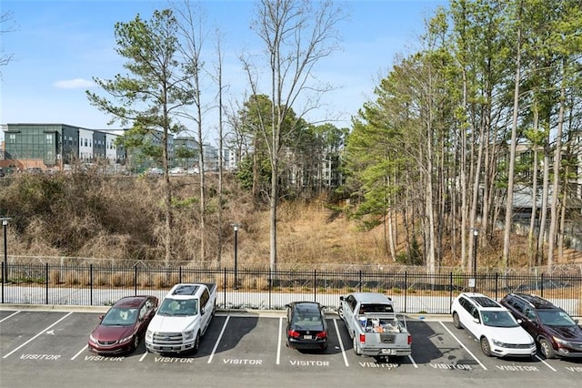 view of vehicle parking