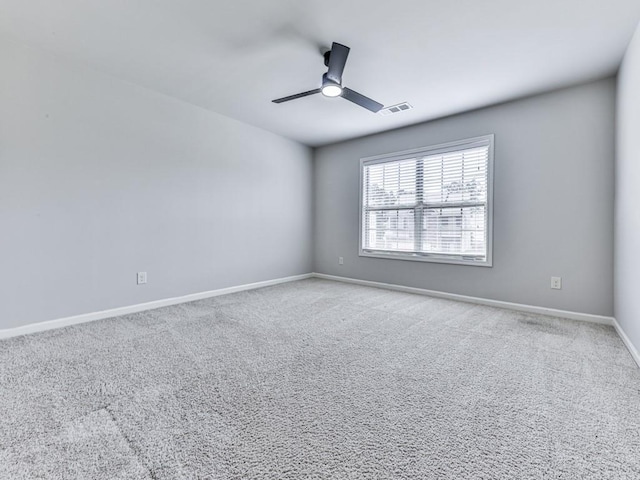 212 Torch Dr, Acworth, GA 30102 - carpeted empty room with a ceiling fan and baseboards
