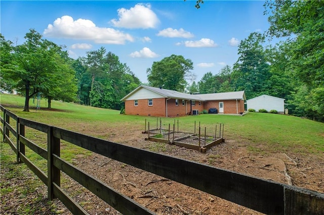 3110 Springdale Park Cir, Gainesville, GA 30506 - view of yard with a garden