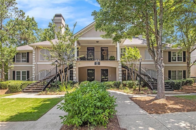 205 Peachtree Forest Ter, Peachtree Corners, GA 30092 - view of property featuring stairs