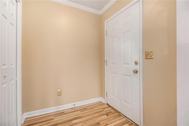 205 Peachtree Forest Ter, Peachtree Corners, GA 30092 - foyer featuring crown molding and light wood finished floors