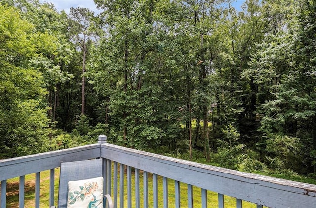 3514 Blackberry Ln SE, Conyers, GA 30094 - balcony with a wooded view