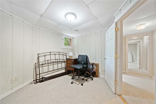 85 Misty Hollow Rdg, Ellijay, GA 30536 - office with carpet flooring and a drop ceiling