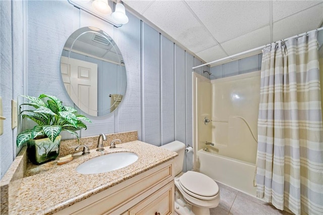 85 Misty Hollow Rdg, Ellijay, GA 30536 - full bath featuring shower / bath combination with curtain, vanity, and tile patterned floors