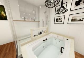 110 Serenity Pl, Fayetteville, GA 30214 - bathroom featuring a whirlpool tub and wood finished floors