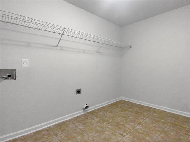 laundry room with hookup for an electric dryer