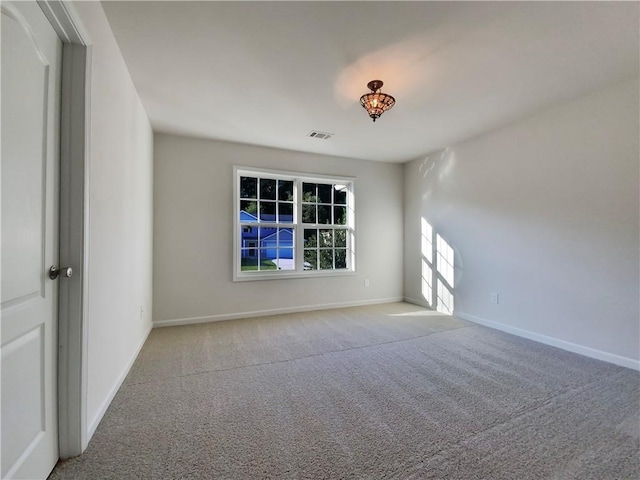 empty room with carpet floors