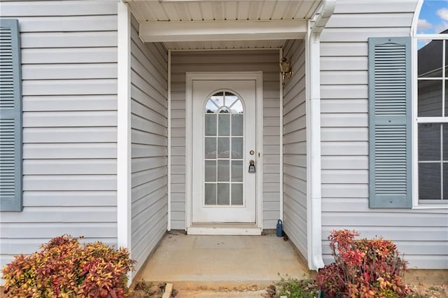 view of entrance to property