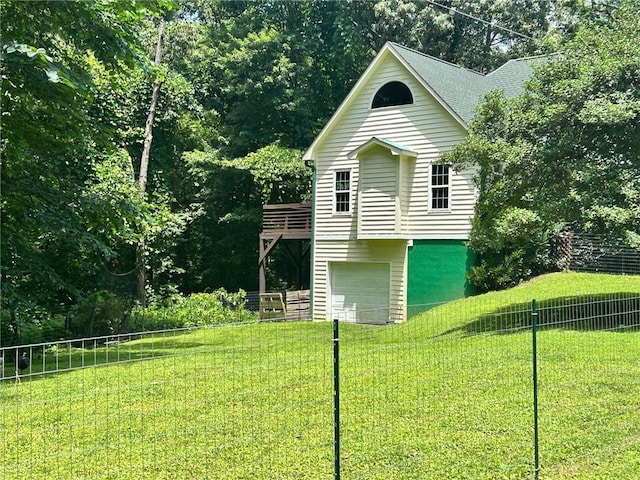 279 Gartrell St, Ellijay, GA 30540 - view of outbuilding with a garage and driveway