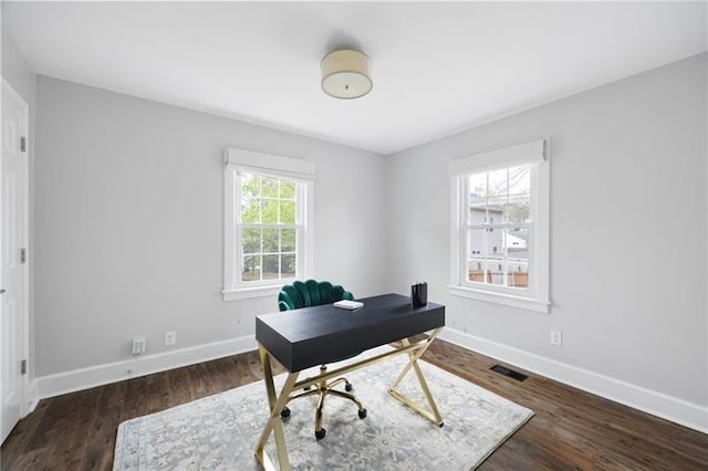1251 Pierce Ave, Smyrna, GA 30080 - office featuring baseboards and wood finished floors