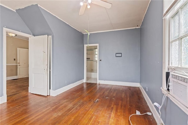 5128 Lavista Rd, Tucker, GA 30084 - unfurnished room featuring wood-type flooring, a ceiling fan, and baseboards
