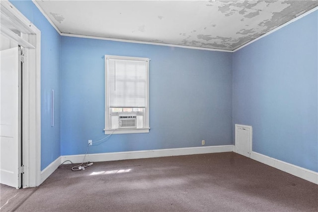 5128 Lavista Rd, Tucker, GA 30084 - carpeted empty room with cooling unit, ornamental molding, and baseboards