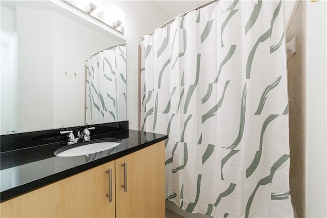 390 17th St NW Unit 2053, Atlanta, GA 30363 - full bathroom featuring vanity and curtained shower