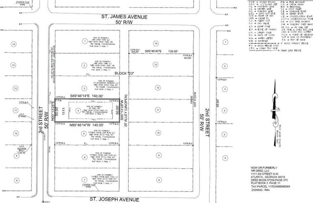 1111 3rd St NW, Atlanta GA, 30318 land for sale