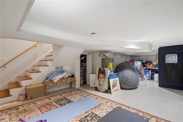 2840 Peachtree Rd NW Unit 307, Atlanta, GA 30305 - finished below grade area with stairs and water heater