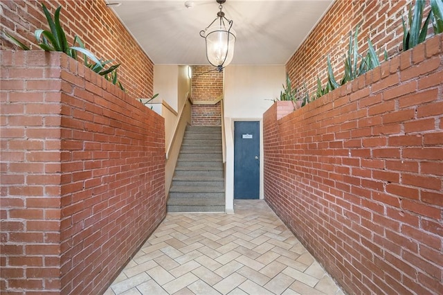2840 Peachtree Rd NW Unit 307, Atlanta, GA 30305 - view of exterior entry with brick siding