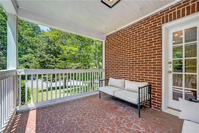 1544 Brewer Blvd SW, Atlanta, GA 30310 - view of patio featuring a balcony