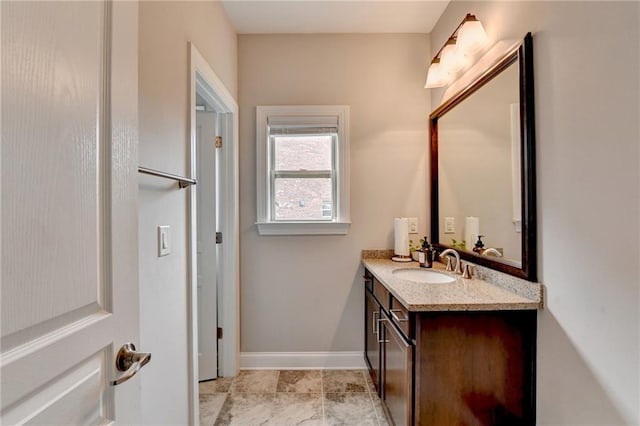 5770 Bridleton Xing, Suwanee, GA 30024 - bathroom with vanity and baseboards