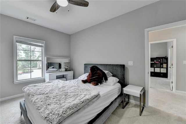 5770 Bridleton Xing, Suwanee, GA 30024 - bedroom featuring carpet, baseboards, and ceiling fan
