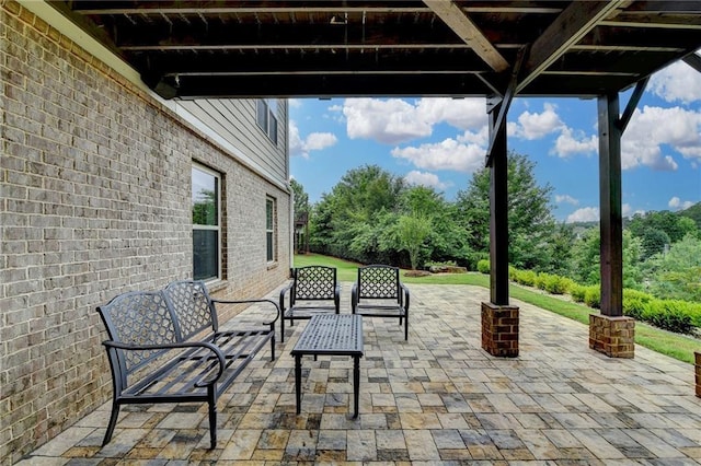 5770 Bridleton Xing, Suwanee, GA 30024 - view of patio featuring an outdoor hangout area