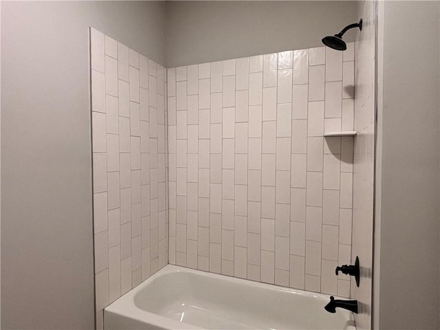 full bathroom with bathing tub / shower combination