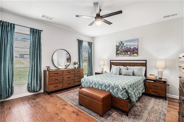 1000 Eight Knot Ct, Greensboro, GA 30642 - bedroom with wood finished floors, baseboards, and a ceiling fan