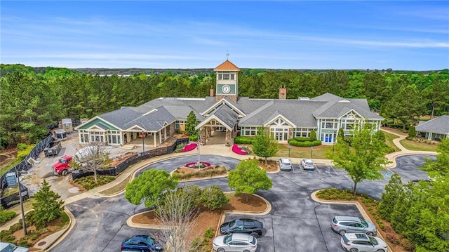 1000 Eight Knot Ct, Greensboro, GA 30642 - view from above of property with a heavily wooded area