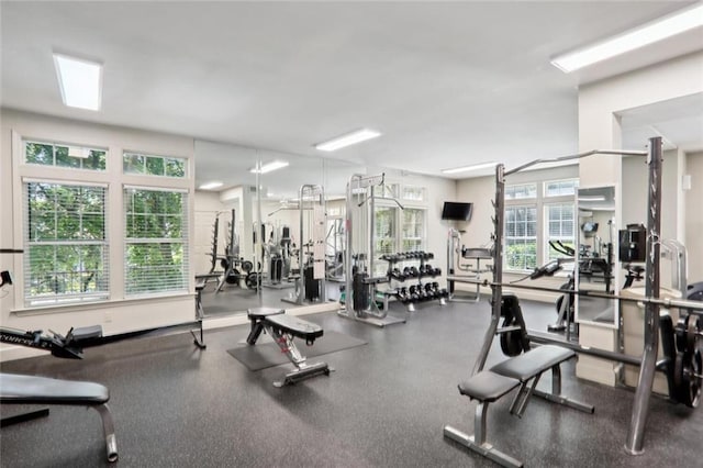 220 Renaissance Pkwy NE Unit 1105, Atlanta, GA 30308 - view of gym
