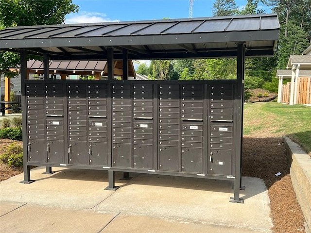 view of community with mail area