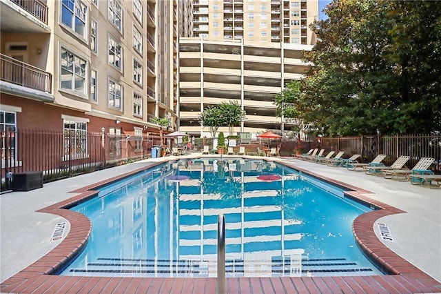 1101 Juniper St NE Unit 1012, Atlanta, GA 30309 - community pool with a patio