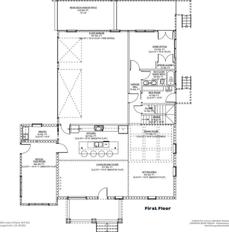 518 Hoke Okelly Mill Rd SW, Loganville, GA 30052 - view of property floor plan
