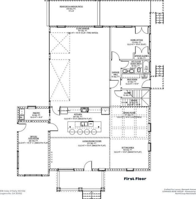518 Hoke Okelly Mill Rd SW, Loganville, GA 30052 - view of property floor plan