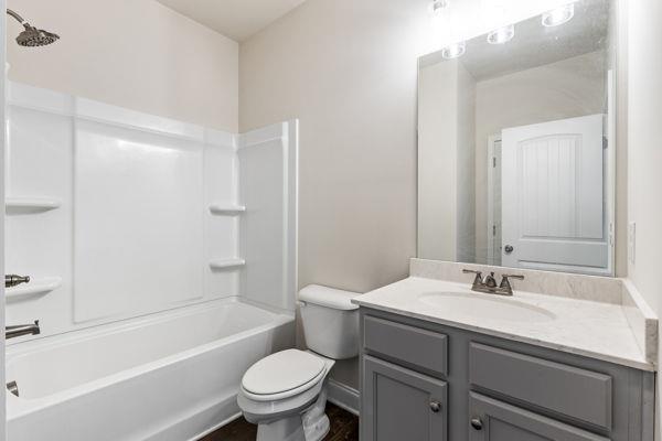 1494 Weeping Tree Cir, Auburn, GA 30548 - full bath with vanity and shower / washtub combination