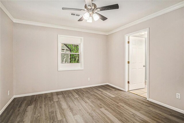725 Bearmeat Spur, Hiawassee, GA 30546 - unfurnished room featuring baseboards, visible vents, and wood finished floors
